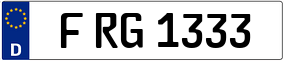 Truck License Plate